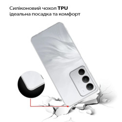 Чохол до мобільного телефона BeCover Silicone Realme C71 Transparent (713780)