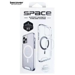 Чохол до мобільного телефона BeCover Space Case MagSafe Apple iPhone 16e Transparent (713884)