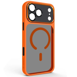 Чохол до мобільного телефона Armorstandart Unit-C MagCase SE Apple iPhone 17 Pro Max Orange Black (ARM86321)