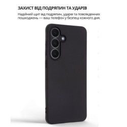 Чохол до мобільного телефона BeCover Silicone Samsung Galaxy S25 FE SM-S731 Black (714388)