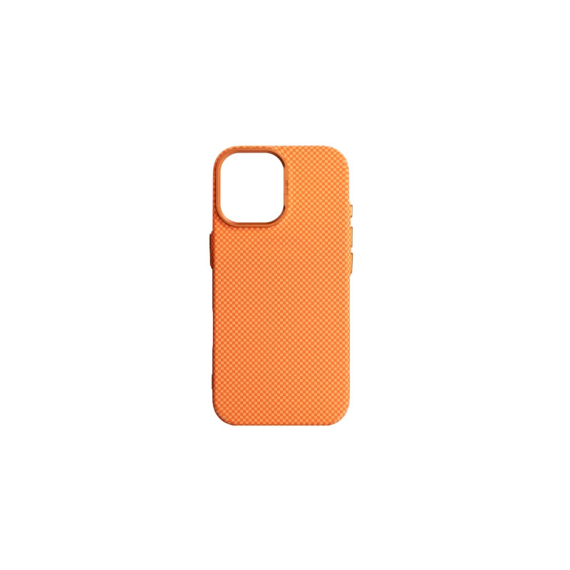 Чохол до мобільного телефона Armorstandart LikeCarbon2 MagCase Apple iPhone 16 Pro Max Kevlar Orange (ARM88595)