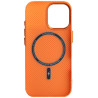 Чохол до мобільного телефона Armorstandart LikeCarbon2 MagCase Apple iPhone 16 Pro Max Kevlar Orange (ARM88595)