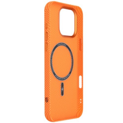 Чохол до мобільного телефона Armorstandart LikeCarbon2 MagCase Apple iPhone 16 Pro Max Kevlar Orange (ARM88595)