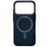 Чохол до мобільного телефона Armorstandart LikeCarbon2 MagCase Apple iPhone 17 Pro Kevlar Dark Blue (ARM88554)