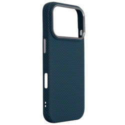 Чохол до мобільного телефона Armorstandart LikeCarbon2 MagCase Apple iPhone 17 Pro Kevlar Dark Blue (ARM88554)