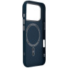Чохол до мобільного телефона Armorstandart LikeCarbon2 MagCase Apple iPhone 17 Pro Kevlar Dark Blue (ARM88554)