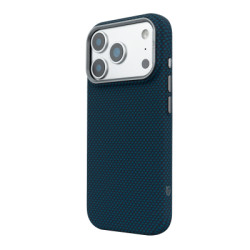 Чохол до мобільного телефона Armorstandart LikeCarbon2 MagCase Apple iPhone 17 Pro Kevlar Dark Blue (ARM88554)