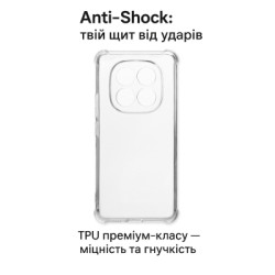 Чохол до мобільного телефона BeCover Anti-Shock Xiaomi Redmi Note 15 Pro 4G Clear (714911)