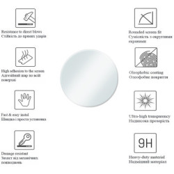 Плівка захисна Drobak Hydrogel Huawei Watch GT3 42 mm (2 шт) (323221)