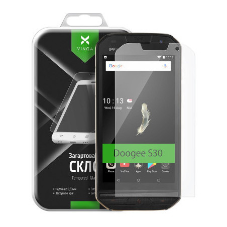 Скло захисне Vinga для Doogee S30 (VTPGS-DS30)