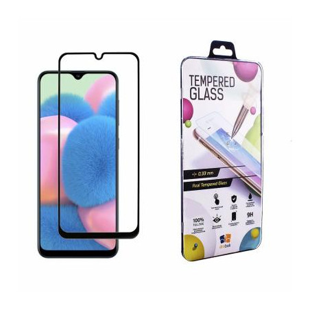Скло захисне Drobak для Samsung Galaxy A30s (Black) (441623)