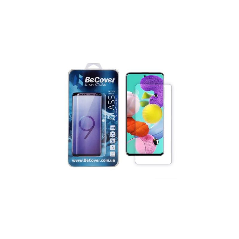 Скло захисне BeCover Samsung Galaxy A51 SM-A515 Crystal Clear Glass (704669)