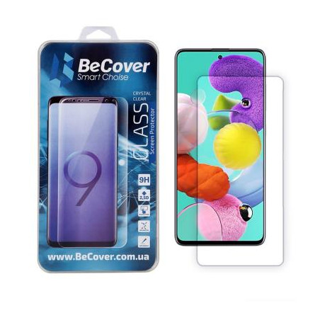 Скло захисне BeCover Samsung Galaxy A51 SM-A515 Crystal Clear Glass (704669)