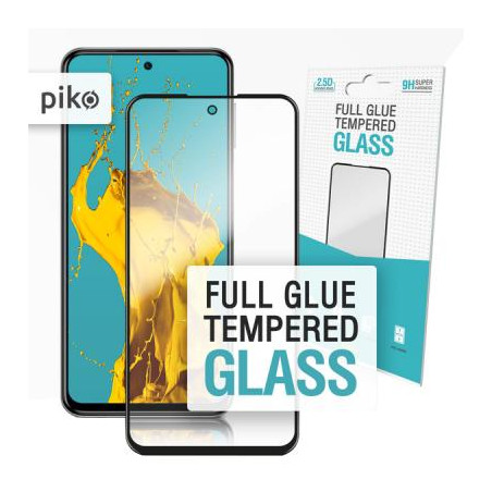 Скло захисне Piko Full Glue Xiaomi Redmi Note 9 Pro black (1283126501883)