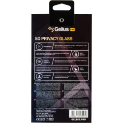Скло захисне Gelius Pro 5D Privasy Glass for iPhone XS Max Black (00000070959)
