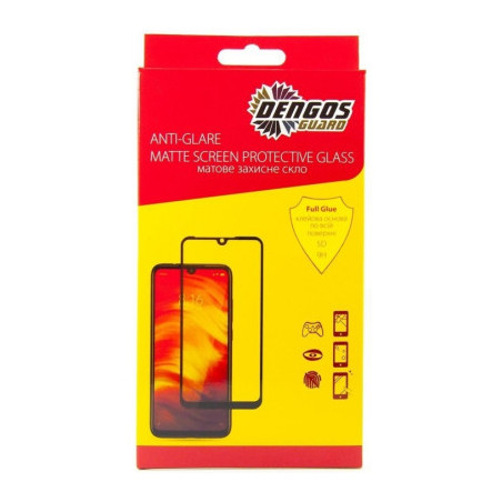 Скло захисне Dengos Full Glue Matte Oppo A31 (TGFG-MATT-24) (TGFG-MATT-24)