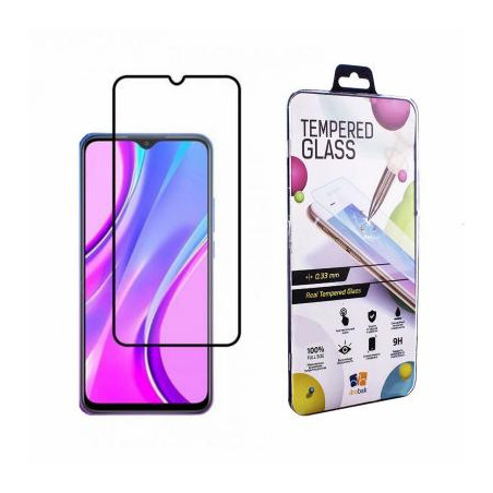 Скло захисне Drobak Xiaomi Redmi 9A Full Cover Full Glue (Black) (222233) (222233)
