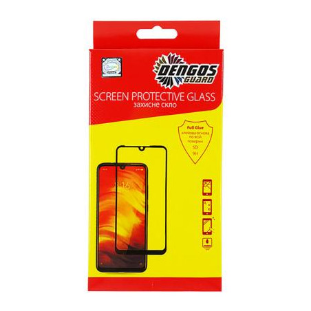 Скло захисне Dengos Full Glue Privacy Xiaomi Redmi 9A/9C, black frame (TGFGP-23)