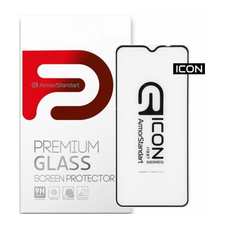 Скло захисне Armorstandart Icon Xiaomi Redmi 9t Black (ARM58274)
