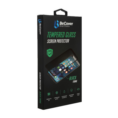 Скло захисне BeCover OPPO A15 / A16 / A54s / A55 5G Black (706088)
