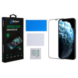Скло захисне BeCover Apple iPhone 13 / 13 Pro Black (706663)