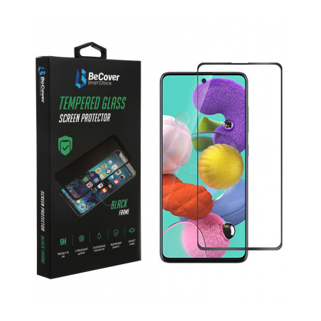 Скло захисне BeCover Samsung Galaxy M52 SM-M526 Black (706905)