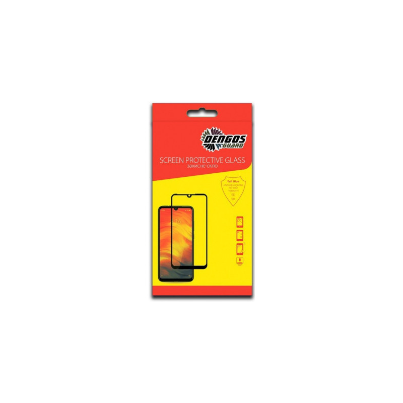 Скло захисне Dengos Full Glue Realme C11 2021 (black) (TGFG-197)
