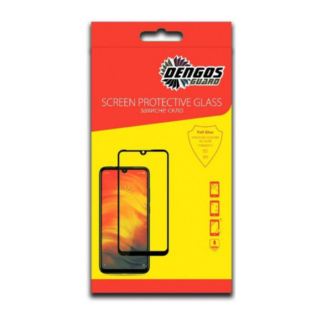 Скло захисне Dengos Full Glue Realme C11 2021 (black) (TGFG-197)