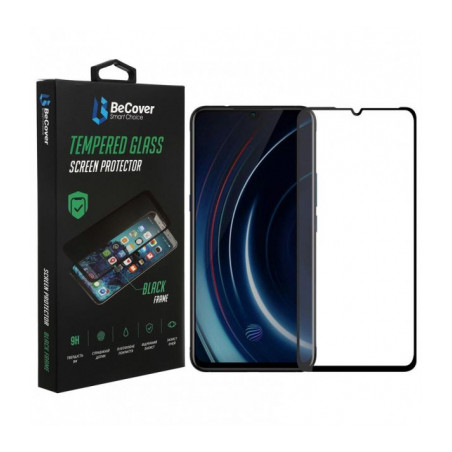 Скло захисне BeCover Vivo Y15s / Y15a Black (707250)