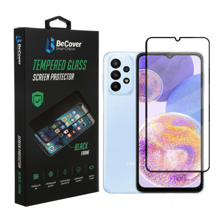 Скло захисне BeCover Samsung Galaxy A23 SM-A235 Black (707355)