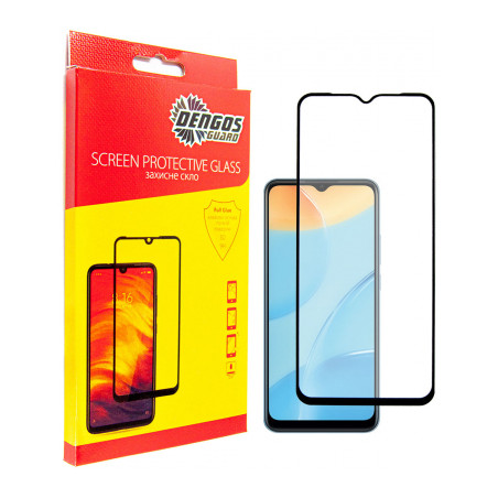 Скло захисне Dengos Full Glue для Oppo A55 (black) (TGFG-207)