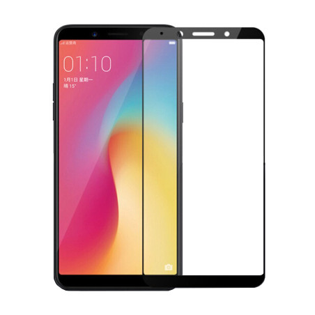 Скло захисне PowerPlant Full screen Oppo A73, Black (GL609338)