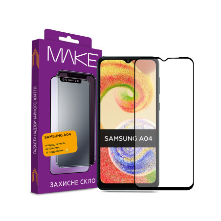 Скло захисне MAKE Samsung A04/A04s/A04e (MGF-SA04)