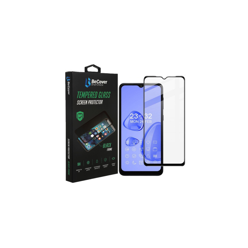 Скло захисне BeCover Samsung Galaxy A04 SM-A045 / A04s SM-A047 / A04e SM-A042 Black (708137)