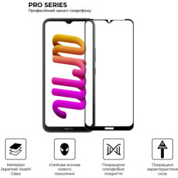 Скло захисне Armorstandart Pro Nokia C21 Plus Black (ARM62198)