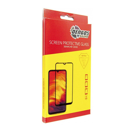 Скло захисне Dengos Full Glue Samsung Galaxy S21 FE black frame (TGFG-252)