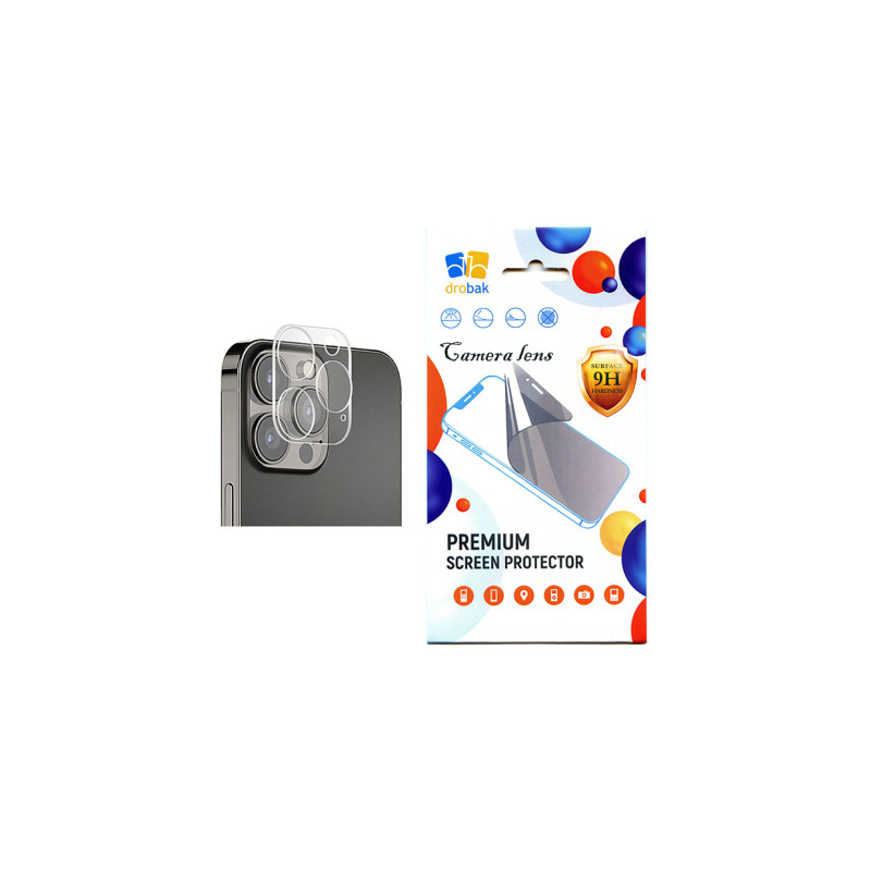 Скло захисне Drobak 3D camera Apple iPhone 14 Pro (505060)
