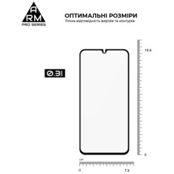 Скло захисне Armorstandart Pro Samsung A34 5G (A346) Black (ARM66207)