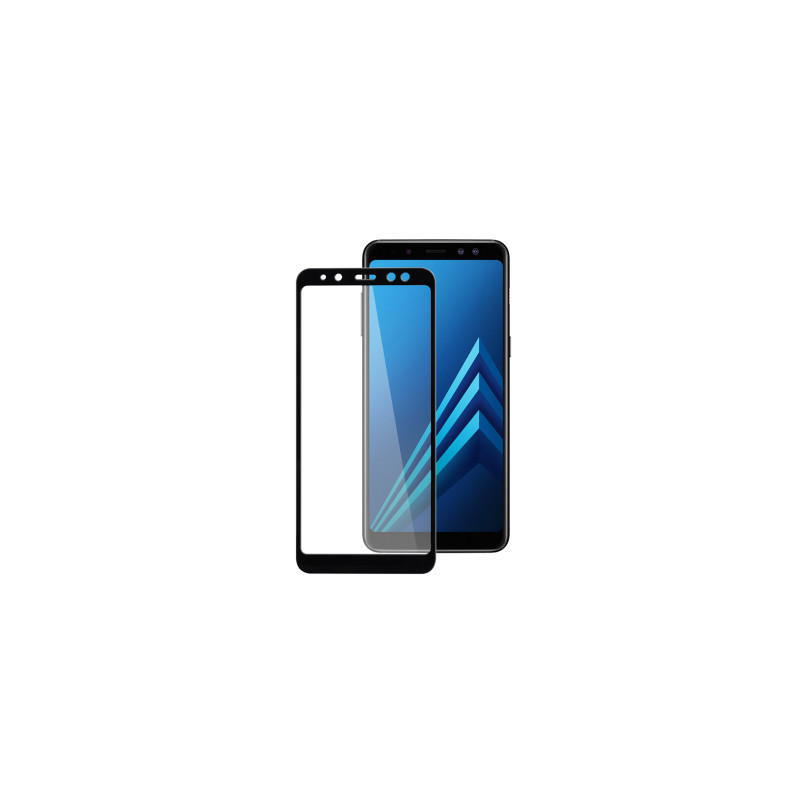 Скло захисне PowerPlant Full screen Samsung Galaxy A8+ (2018), Black (GL605439)