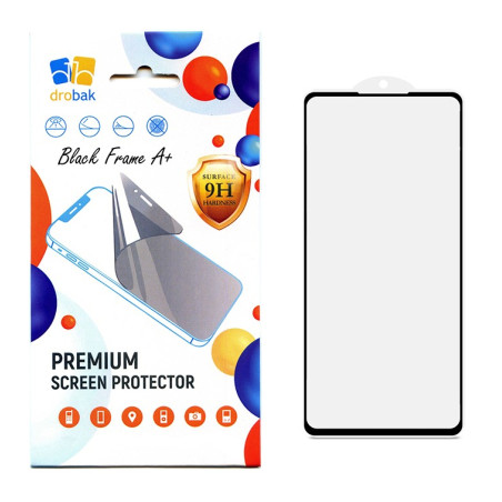 Скло захисне Drobak Google Pixel 6a Black Frame A+ (717158)