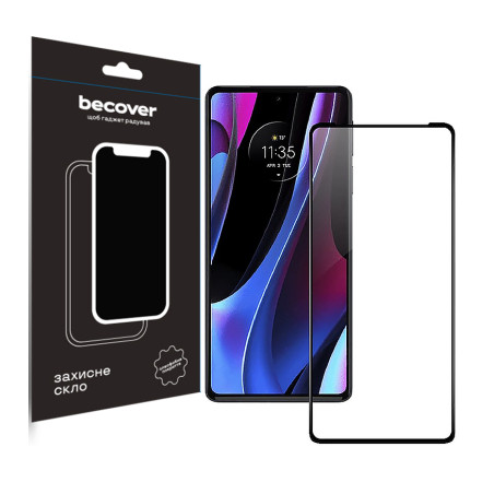 Скло захисне BeCover Motorola Edge 30 Pro 5G Black (709178)