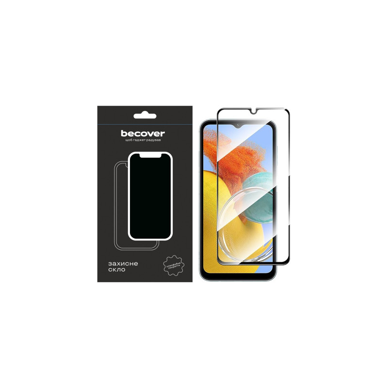 Скло захисне BeCover Samsung Galaxy M14 5G SM-M146 Black (709258)