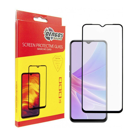 Скло захисне Dengos Full Glue Oppo A78 5G (black) (TGFG-298)