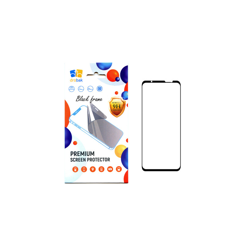 Скло захисне Drobak Asus ROG Phone 5s (Black) (616151) (616151)