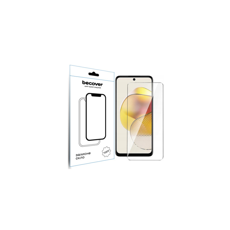 Скло захисне BeCover Motorola Moto G73 3D Crystal Clear Glass (709738)