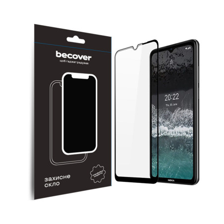 Скло захисне BeCover Nokia C21 Black (709741)