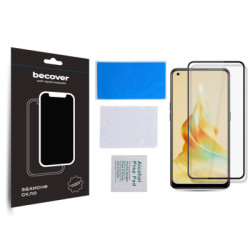 Скло захисне BeCover Oppo Reno8 T Black (709771)