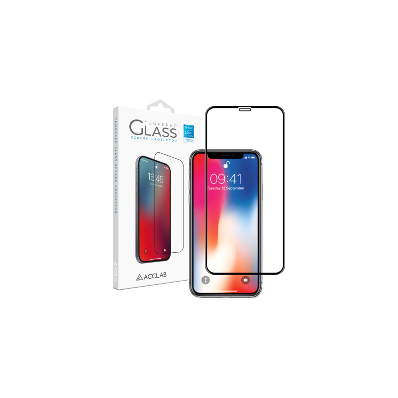 Скло захисне ACCLAB Full Glue Apple iPhone X/XS/11 Pro (1283126508189)