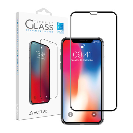 Скло захисне ACCLAB Full Glue Apple iPhone X/XS/11 Pro (1283126508189)