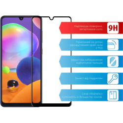 Скло захисне ACCLAB Full Glue Samsung A31 (1283126508578)